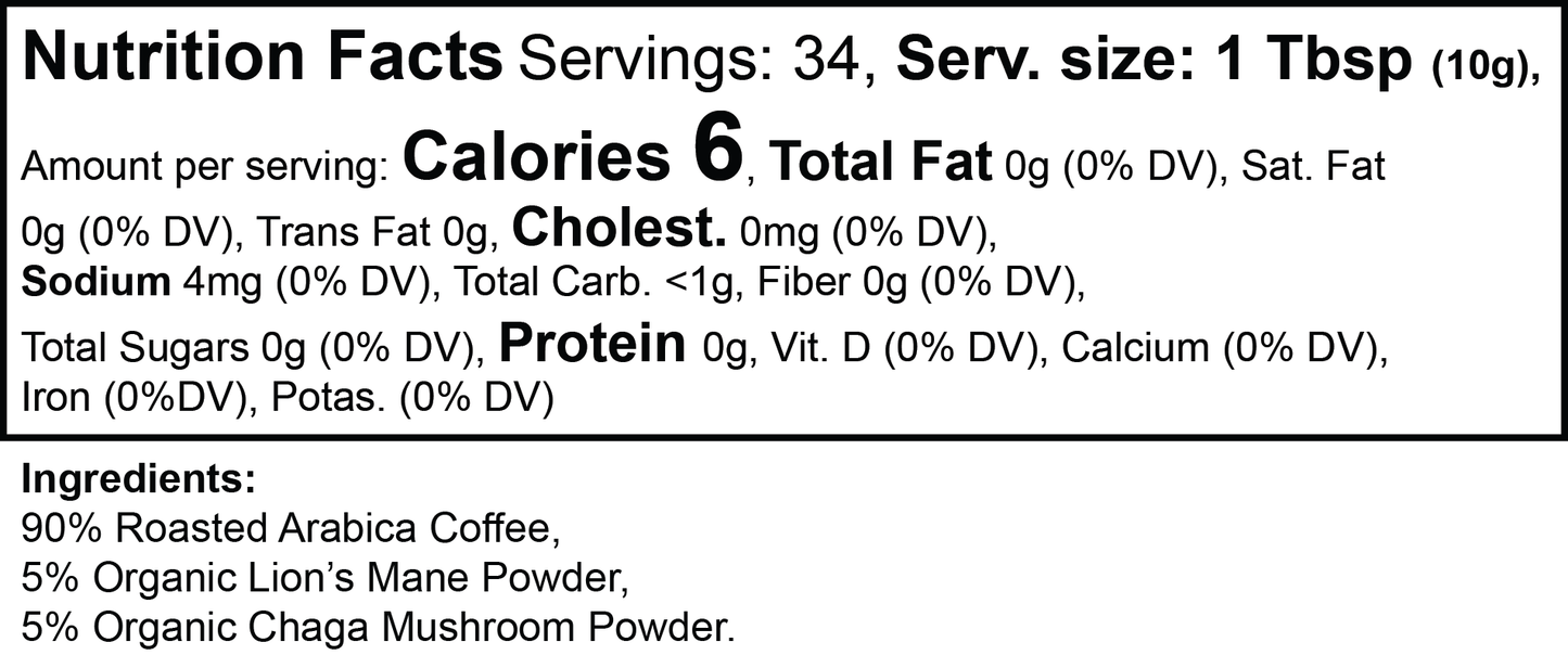 FUNGTIONAL ROOT ROAST  Mushroom Coffee (Medium Roast)